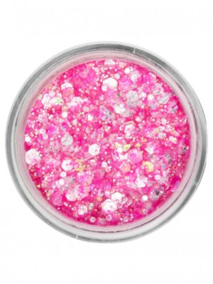 PXP pressed chunky glitter cream neon pink candy, 10 ml