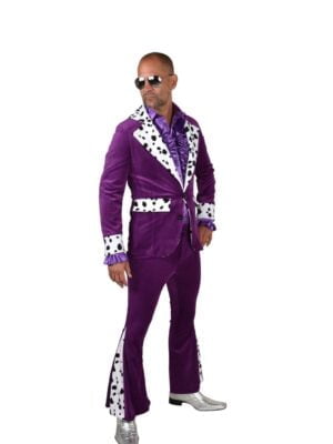 Pimp kostuum Nicky paars