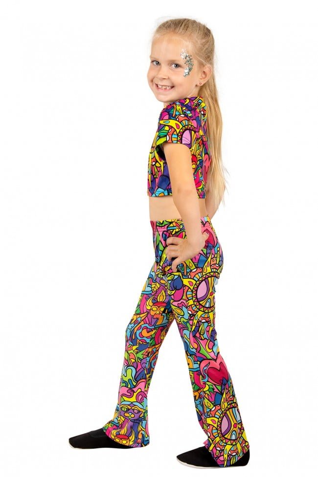 Flared broek, colorfull dream - Afbeelding 3