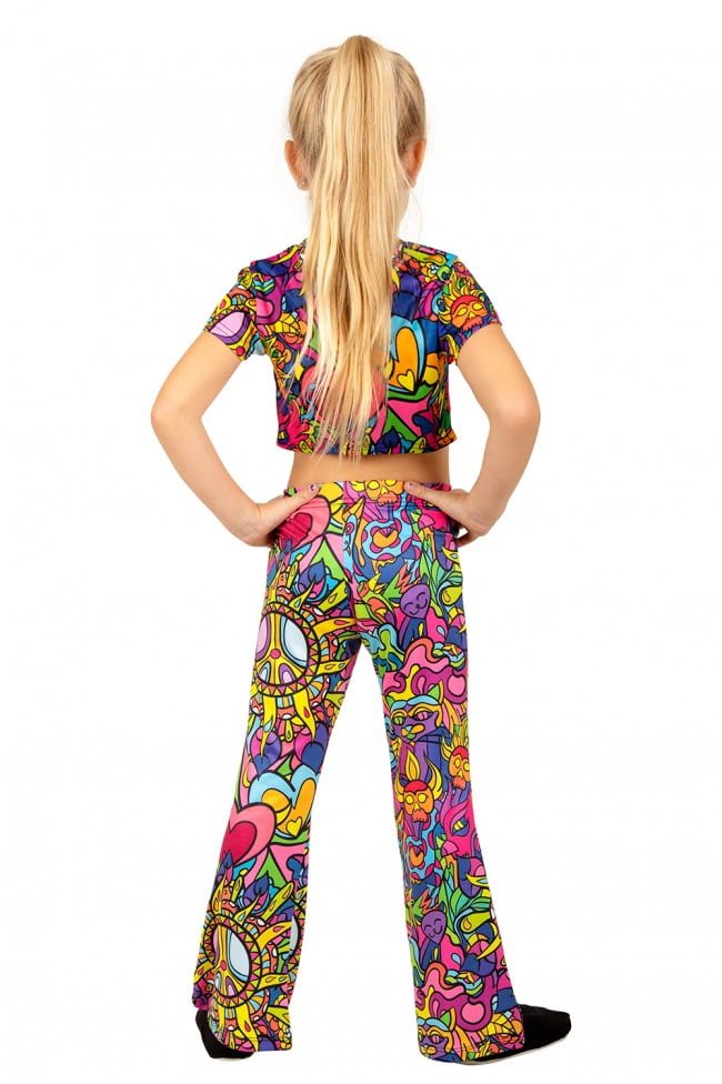Flared broek, colorfull dream - Afbeelding 2