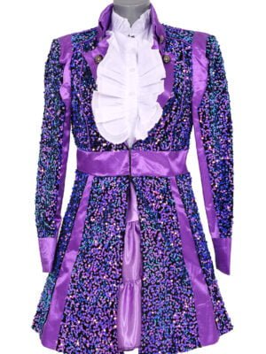 Carnavalsjas, sequin purple dames