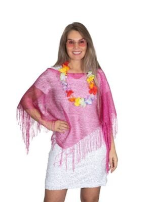 Toppers 2024 - Tropicana  - super glitter - pailletten stretch - jurkje wit
