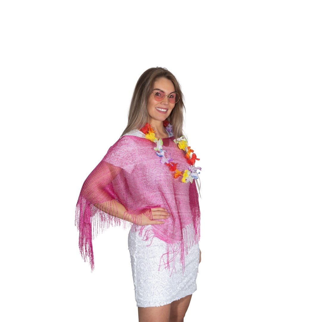 Toppers 2024 - Tropicana - super glitter - pailletten stretch - jurkje wit - Afbeelding 3