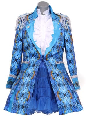 Carnavalsjas Blue silver lady