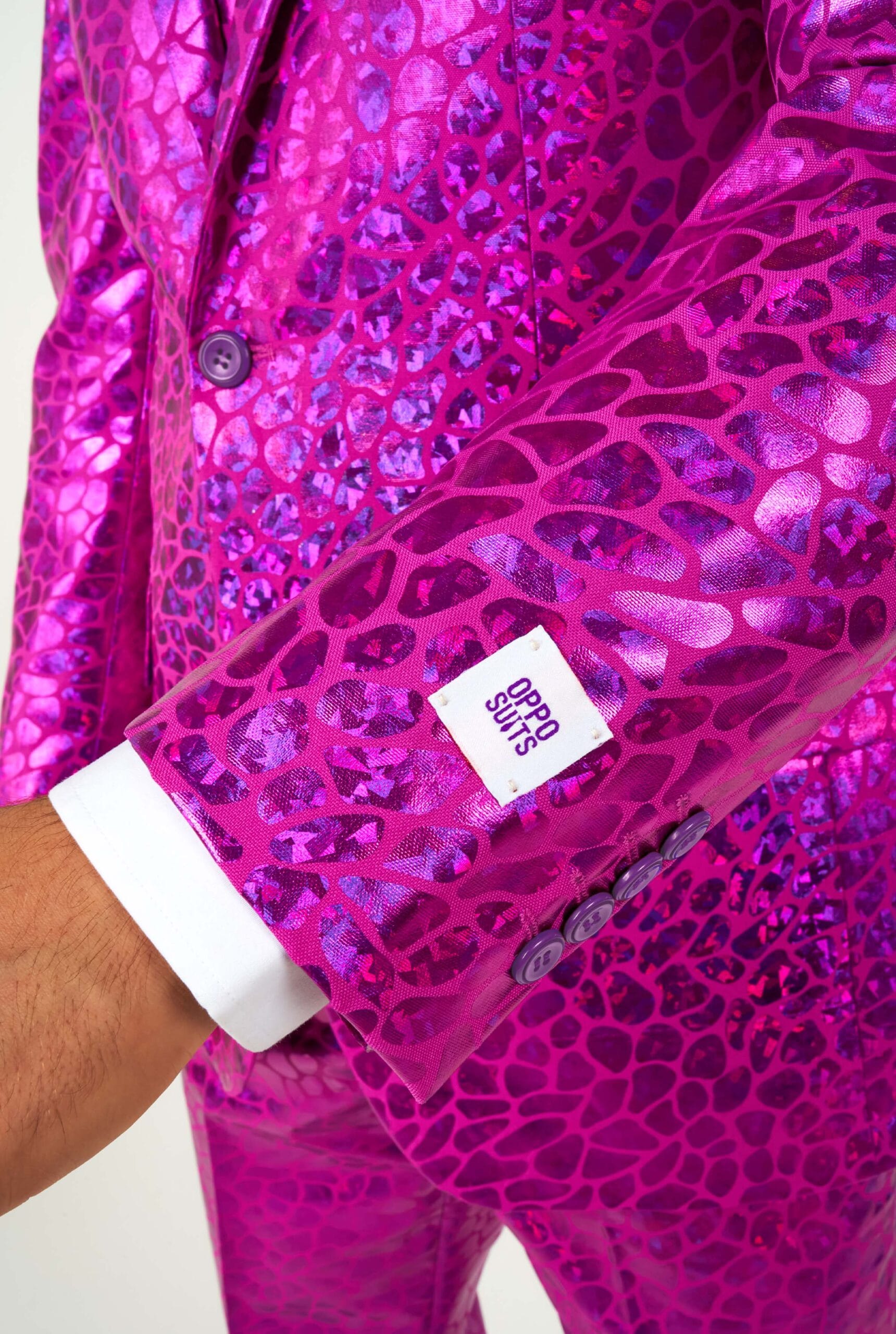 Kostuum Opposuits Peppy Pink - Afbeelding 4