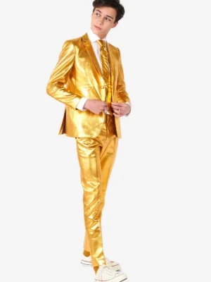 Kinder kostuum Opposuits Groovy, Gold