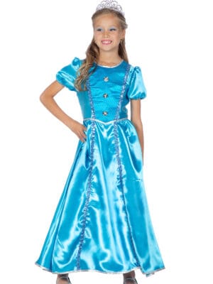 Prinses blauw lang