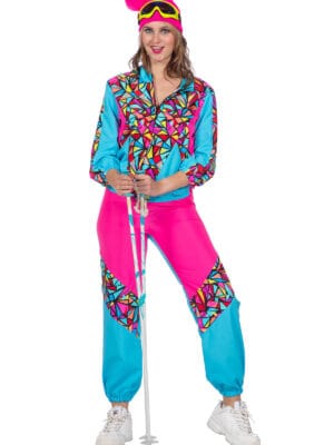 Nieuwste neon trainingspak ski dames