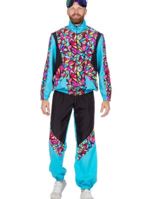 Nieuwste neon trainingspak ski heren