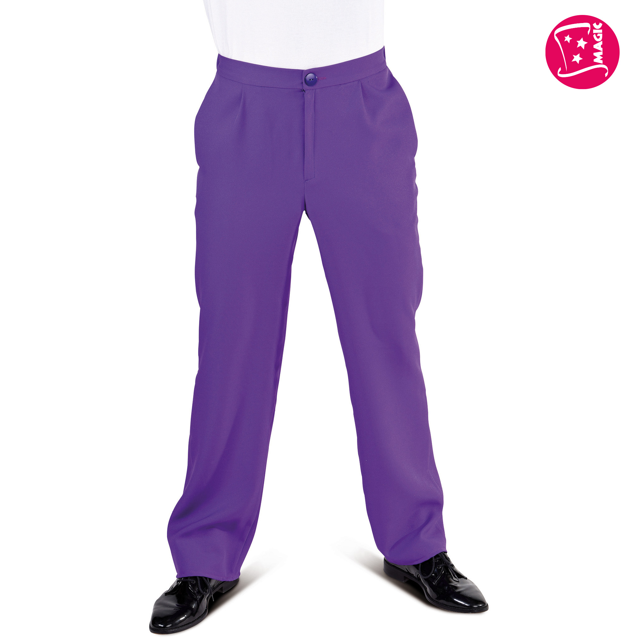 Broek rechte pijp, paars