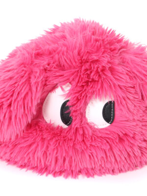 Bontmuts met ogen fuchsia