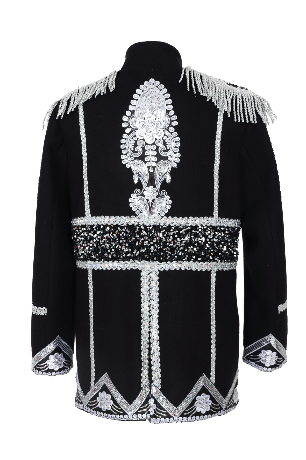 Carnavalsjas, Silver de luxe, man - Afbeelding 2