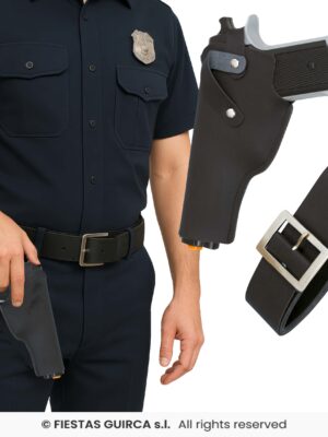 Pistool met holster (22 cm)