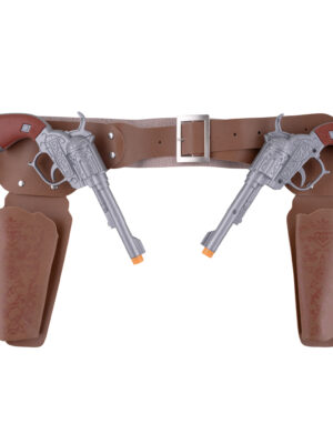 Cowboy holster met 2 pistolen