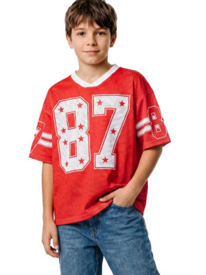 IJshockey shirt (oversized) - kleur rood